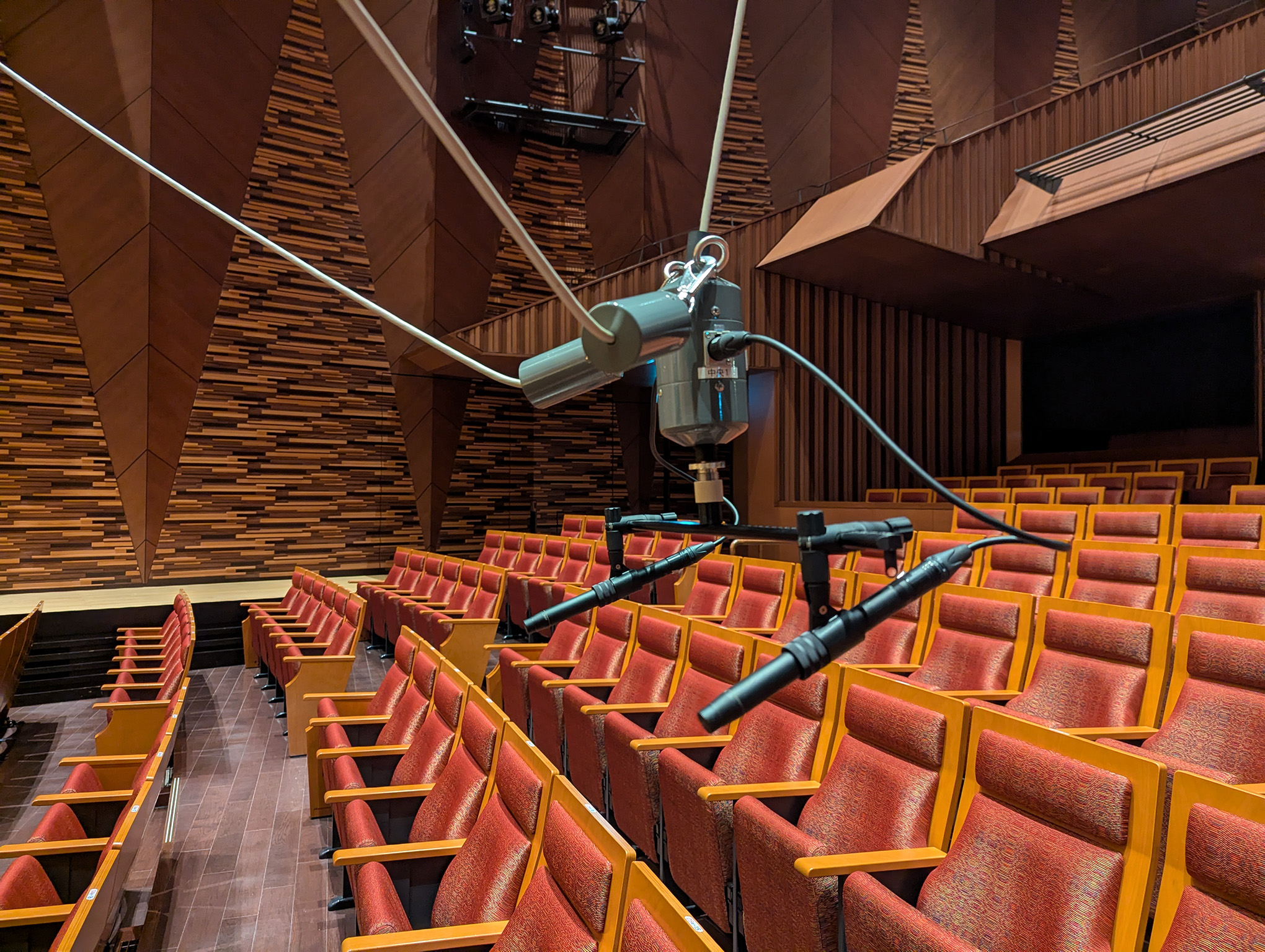 3点吊り+マイク